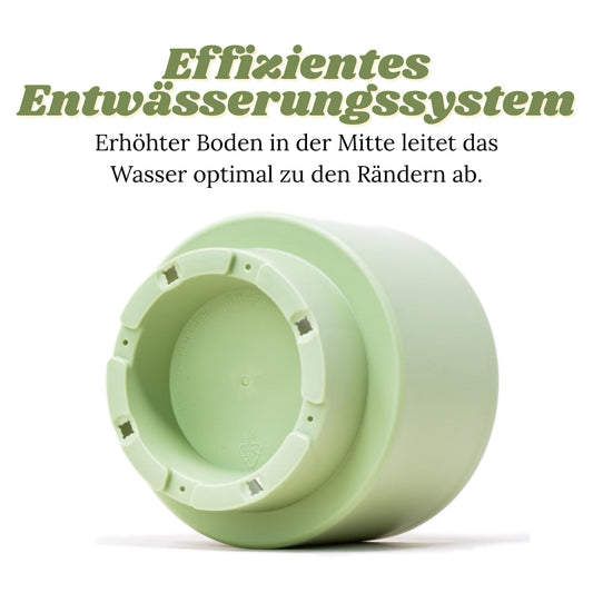 QILZO Plastik Blumentopf Klein | Set 12 Übertopf 10cm | Pastellige